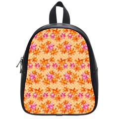 Maple Leaf Autumnal Leaves Autumn School Bag (small) by Pakrebo