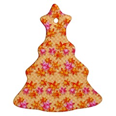 Maple Leaf Autumnal Leaves Autumn Christmas Tree Ornament (two Sides) by Pakrebo