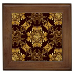 Gold Black Book Cover Ornate Framed Tiles by Pakrebo