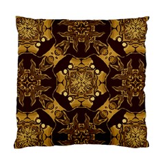 Gold Black Book Cover Ornate Standard Cushion Case (one Side) by Pakrebo