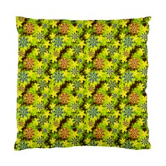 Flowers Yellow Red Blue Seamless Standard Cushion Case (two Sides) by Pakrebo