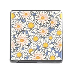 Flowers Pattern Lotus Lily Memory Card Reader (square 5 Slot) by Pakrebo