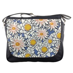 Flowers Pattern Lotus Lily Messenger Bag by Pakrebo