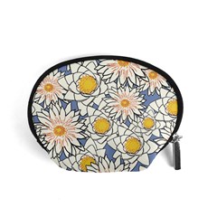 Flowers Pattern Lotus Lily Accessory Pouch (small) by Pakrebo