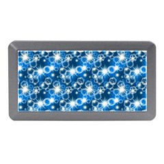 Star Hexagon Blue Deep Blue Light Memory Card Reader (mini) by Pakrebo