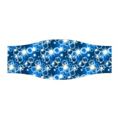 Star Hexagon Blue Deep Blue Light Stretchable Headband by Pakrebo