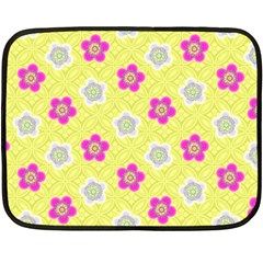 Traditional Patterns Plum Fleece Blanket (mini) by Pakrebo