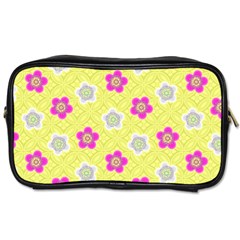 Traditional Patterns Plum Toiletries Bag (one Side) by Pakrebo