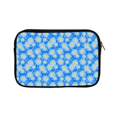 Hydrangea Blue Glitter Round Apple Ipad Mini Zipper Cases by Pakrebo