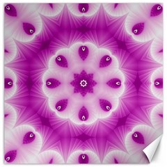 Pattern Abstract Background Art Purple Canvas 16  x 16 