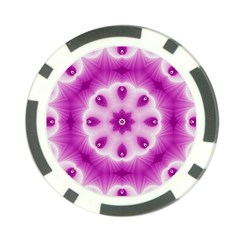 Pattern Abstract Background Art Purple Poker Chip Card Guard (10 pack)