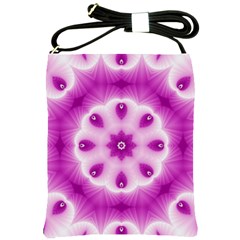 Pattern Abstract Background Art Purple Shoulder Sling Bag