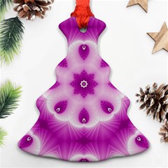 Pattern Abstract Background Art Purple Ornament (Christmas Tree) 