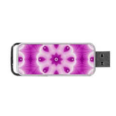 Pattern Abstract Background Art Purple Portable Usb Flash (two Sides) by Pakrebo