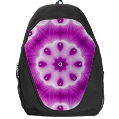 Pattern Abstract Background Art Purple Backpack Bag