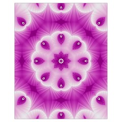 Pattern Abstract Background Art Purple Drawstring Bag (Small)