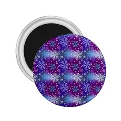 Snow White Blue Purple Tulip 2 25  Magnets by Pakrebo