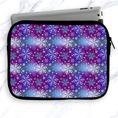 Snow White Blue Purple Tulip Apple Ipad 2/3/4 Zipper Cases by Pakrebo