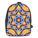 Pattern Abstract Background Art School Bag (Large) Front