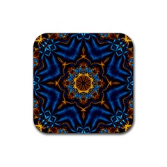 Pattern Abstract Background Art Rubber Coaster (Square) 