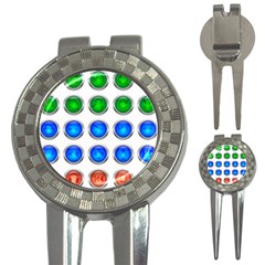 Vector Round Image Color Button 3-in-1 Golf Divots by Pakrebo