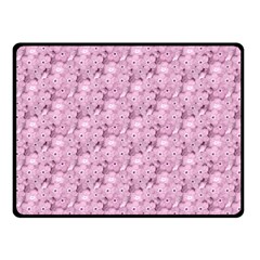 Texture Flower Background Pink Fleece Blanket (small) by Pakrebo