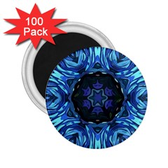 Background Blue Flower 2 25  Magnets (100 Pack)  by Pakrebo