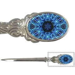 Background Blue Flower Letter Opener by Pakrebo