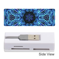 Background Blue Flower Memory Card Reader (stick) by Pakrebo