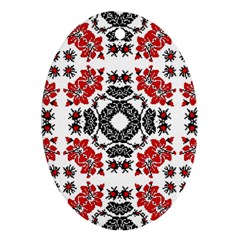 Ornament Seamless Pattern Element Oval Ornament (two Sides) by Pakrebo