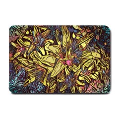 Lilies Abstract Flowers Nature Small Doormat  by Pakrebo