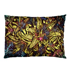 Lilies Abstract Flowers Nature Pillow Case by Pakrebo