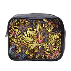 Lilies Abstract Flowers Nature Mini Toiletries Bag (two Sides) by Pakrebo