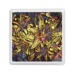 Lilies Abstract Flowers Nature Memory Card Reader (square)