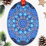 Fractal Mandala Abstract Ornament (Oval) Front