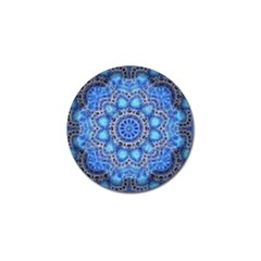 Fractal Mandala Abstract Golf Ball Marker by Pakrebo