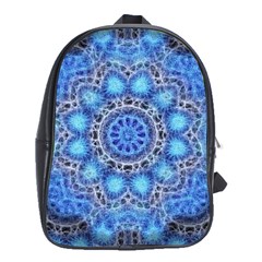 Fractal Mandala Abstract School Bag (xl) by Pakrebo