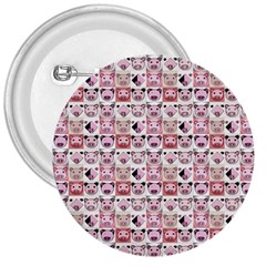 Graphic Seamless Pattern Pig 3  Buttons by Pakrebo