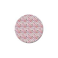 Graphic Seamless Pattern Pig Golf Ball Marker (4 Pack) by Pakrebo