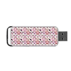 Graphic Seamless Pattern Pig Portable Usb Flash (one Side) by Pakrebo