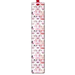 Graphic Seamless Pattern Pig Large Book Marks by Pakrebo