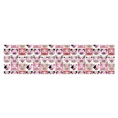 Graphic Seamless Pattern Pig Satin Scarf (oblong) by Pakrebo