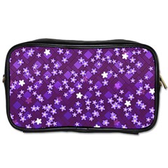 Textile Cross Pattern Square Toiletries Bag (one Side) by Pakrebo