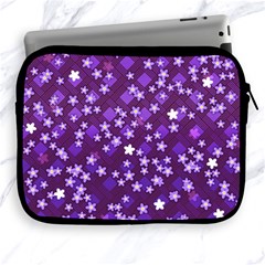 Textile Cross Pattern Square Apple Ipad 2/3/4 Zipper Cases by Pakrebo