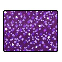 Textile Cross Pattern Square Double Sided Fleece Blanket (small)  by Pakrebo