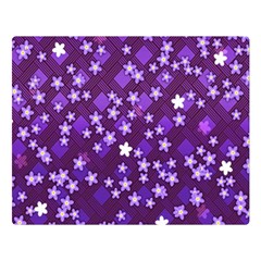 Textile Cross Pattern Square Double Sided Flano Blanket (large)  by Pakrebo