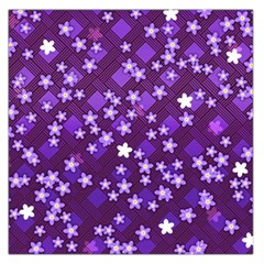 Textile Cross Pattern Square Large Satin Scarf (square) by Pakrebo