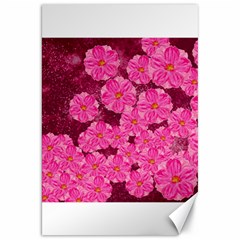 Cherry Blossoms Floral Design Canvas 20  X 30  by Pakrebo