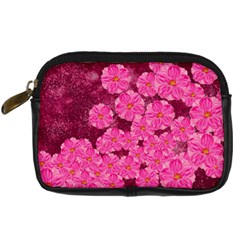 Cherry Blossoms Floral Design Digital Camera Leather Case by Pakrebo