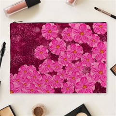 Cherry Blossoms Floral Design Cosmetic Bag (xl) by Pakrebo